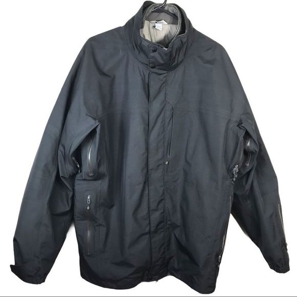 Vintage MEC Black Winter Snow Shell Coat &‎ Liner - Picture 1 of 16